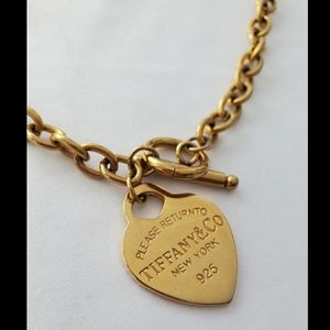Heart Tag toggle Necklace